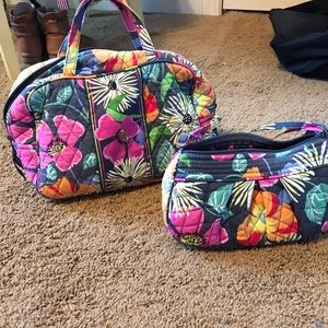 Vera Bradley travel makeup/accessory bags